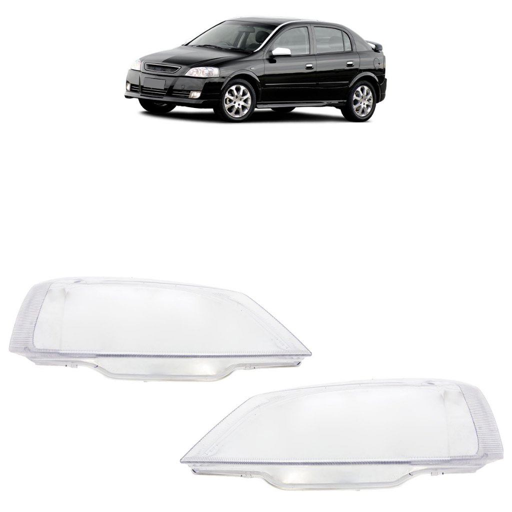 Lente Farol Principal Astra 2003 2004 2005 2006 2007 2008 2009 2010 2011 Transparente Lente Lisa Acrílico em Oferta na Shopee