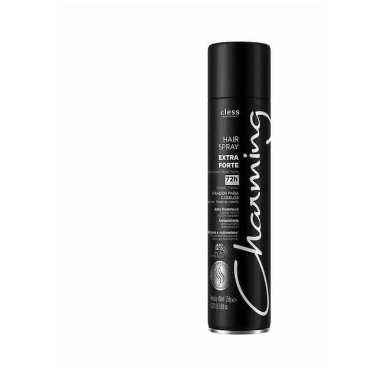 CHARMING Hair Spray Fixador 400 Ml Black Unit Charming