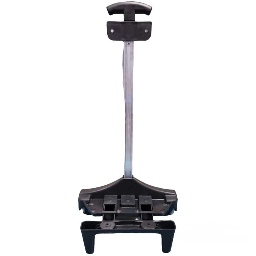 Suporte Carrinho para Mochila de 43 a 48cm com Haste Alumínio e Rodinhas de Silicone