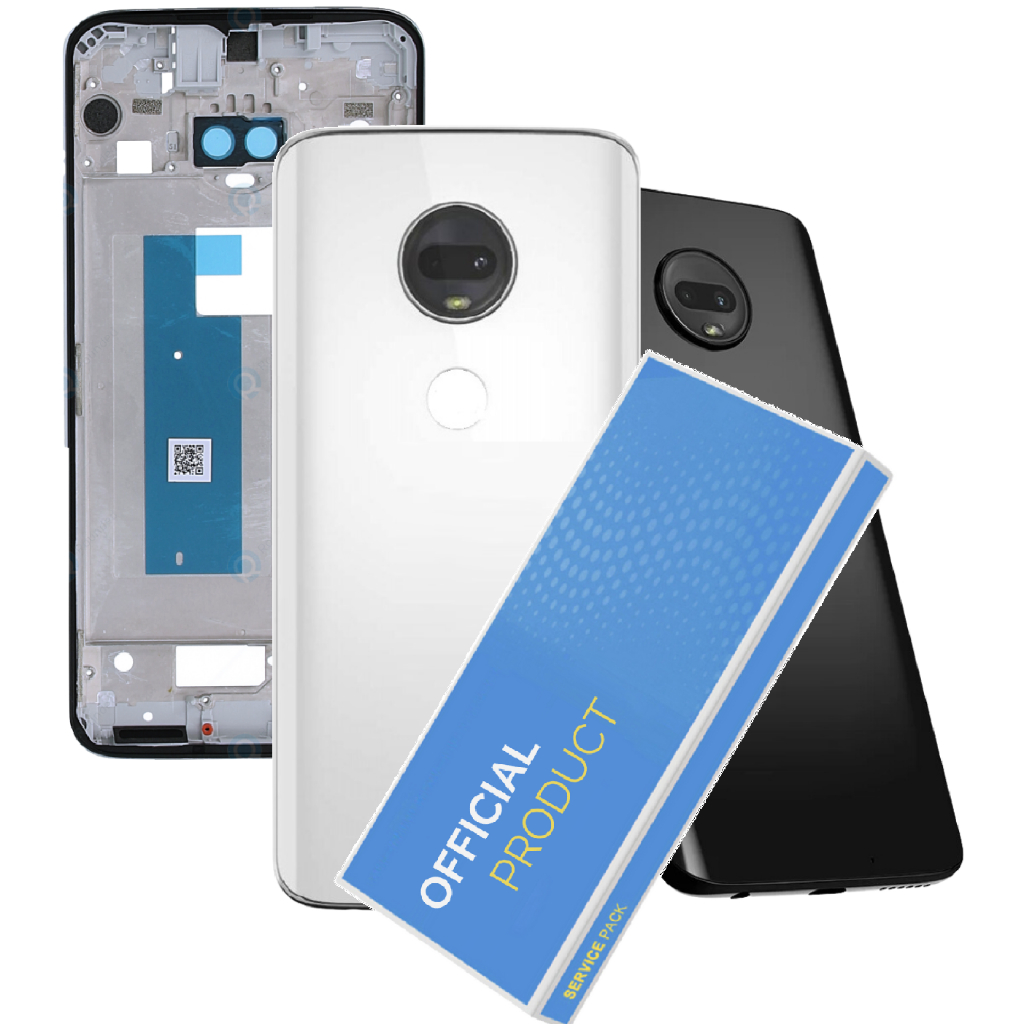 Carcaça Aro Lateral + Tampa Traseira Compatível Com Moto G7 XT1962 + Lente da Câmera!