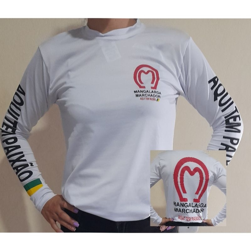 camisa Termica proteção uv mangalarga feminina e masculina ótima opção para cavalgar e caminhadas