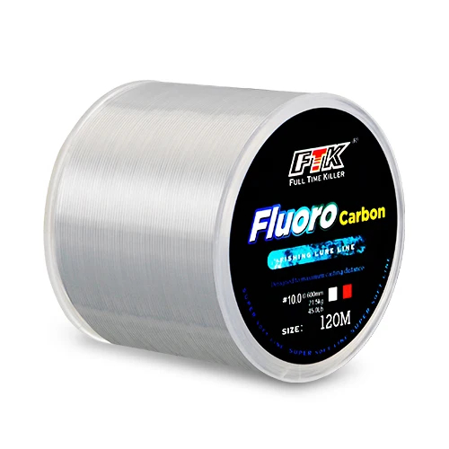 Linha Fluorcarbono FTK 120 Metros 0,5MM para Leaders