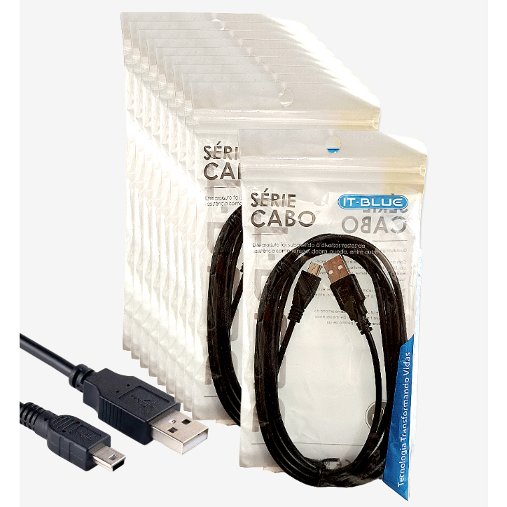 Kit 20 Cabos Usb V3 Carregador para Caixa de Som 2 metros LE-801 em Oferta na Shopee