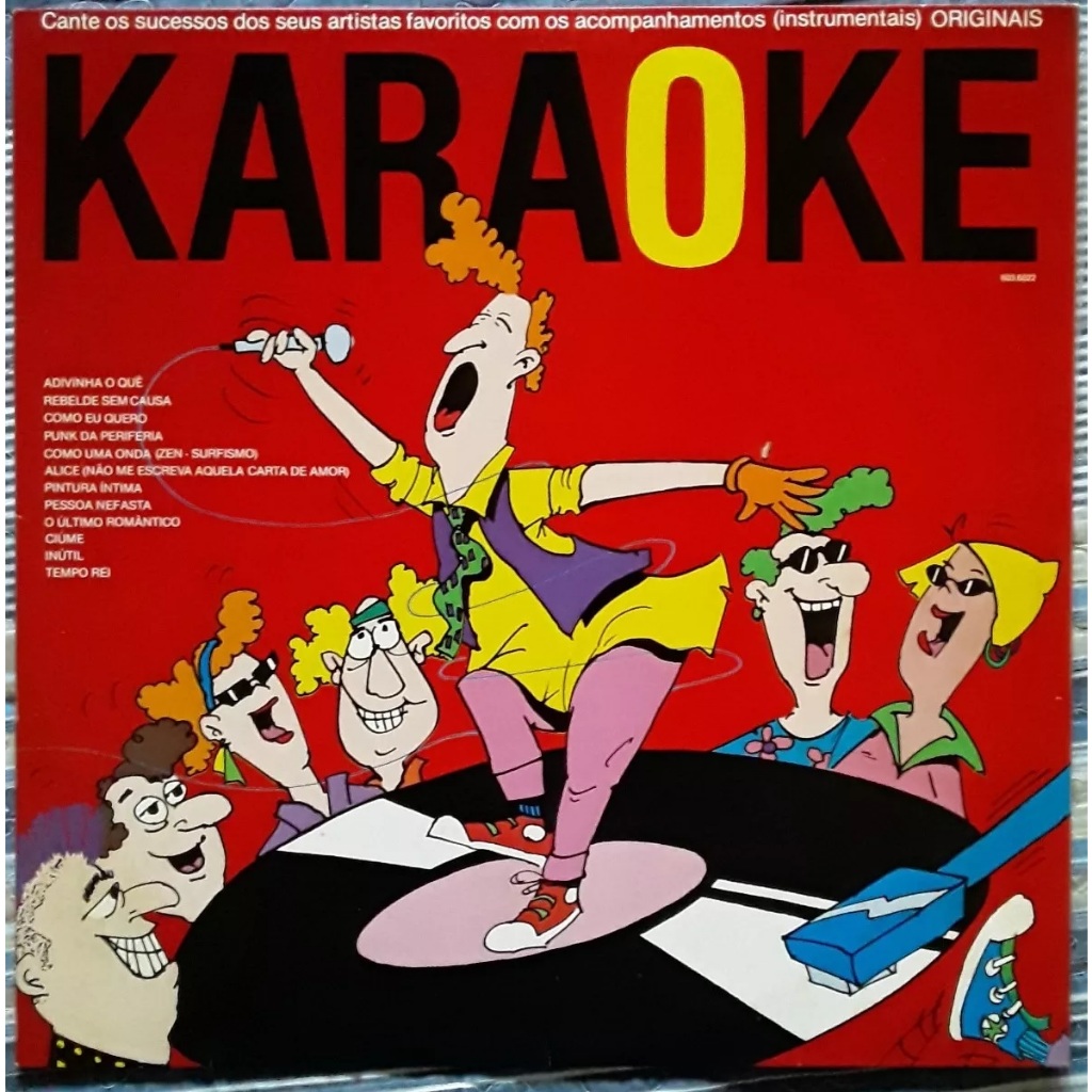 Karaokê Wea Lulu Santos Kid Abelha Ultraje A Rigor Lp Novo 1985