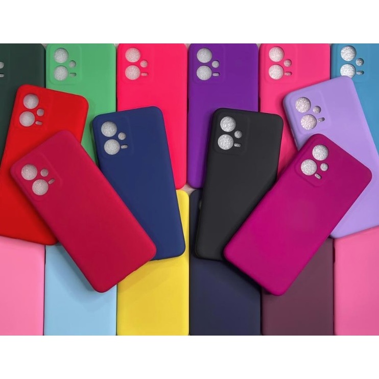 Capa Capinha Xiaomi Redmi Note 12 5G/Pocophone POCO X5 5G Silicone Aveludado Protetora Colorido Premuim Anti-Impacto