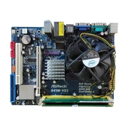 KIT PLACA MÃE 775 DUAL CORE/CORE 2 DUO 2GB/DDR2 /DDR3