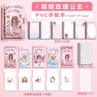 Caderno fichário de mão DIY  ,capa de PVC