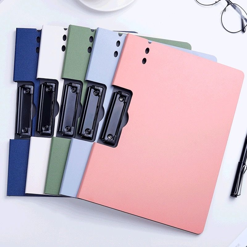 pasta colorida prancheta com capa A4,material de escritorio