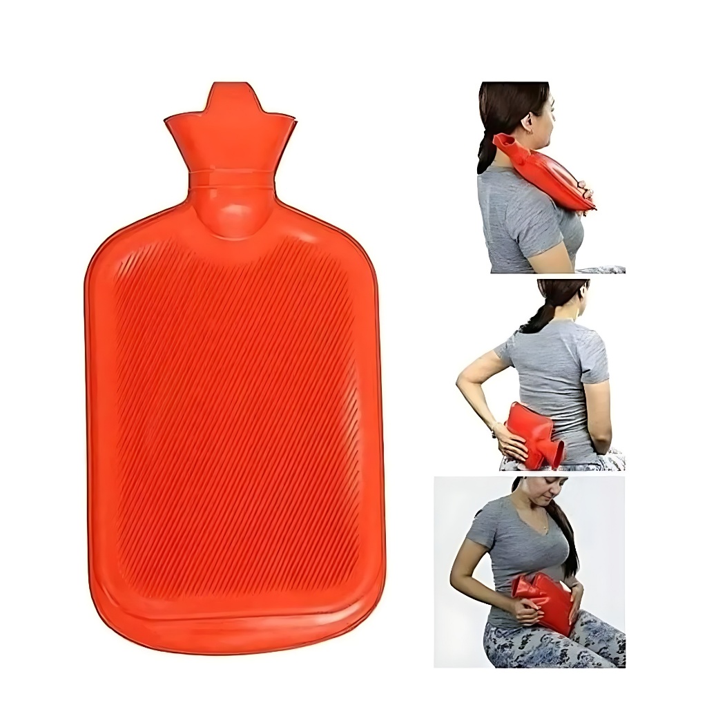 Bolsa Agua Quente Fria Térmica Borracha 350ML Compressa Gelo Bolsa Térmica Dor Cólica Dore...