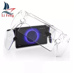 Capa Proteção Acrílico Premium Para Playstation Ps5 Portal + Split Grip Kit De Acessórios De PS 5