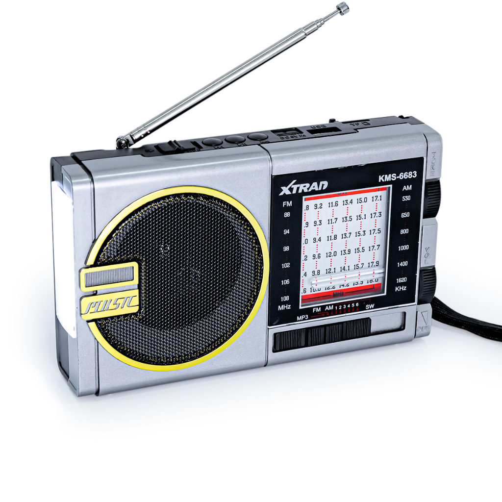 Radio Retro Vintage Portátil com Bluetooth Carregamento Solar Lanterna Rádio FM/AM USB Cartão SD Xtrad em Oferta na Shopee