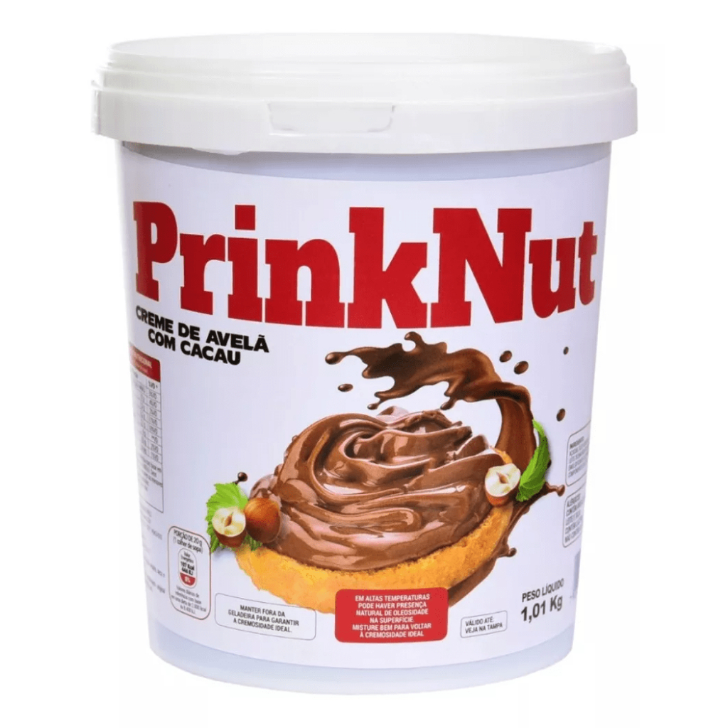 Creme De Avelã Com Cacau 1,01Kg PrinkNut em Oferta na Shopee