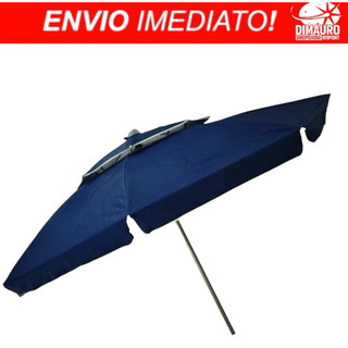 Guarda Sol Uv Alumínio Gigante 2,40 Praia Piscina Respirável