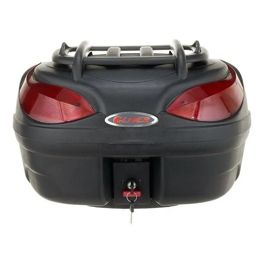 Bauleto De 48 Litros Bau Glider Riders + Grade Externa - 2 Capacete - Promoção em Oferta na Shopee