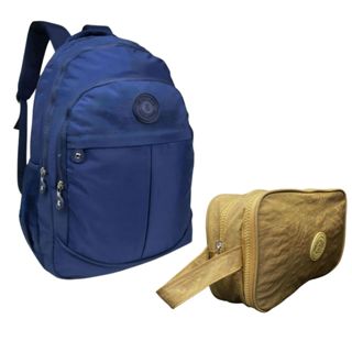Kit Bolsa Mochila Escolar Feminina com Estojo Box Volta as Aulas Promoção