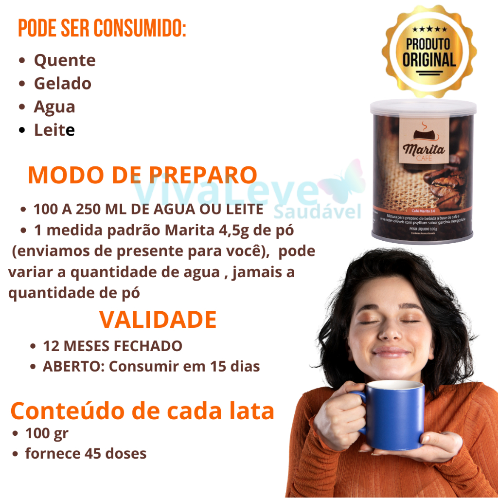Detalhes do Café Marita 3,0  Original (4 unidades)