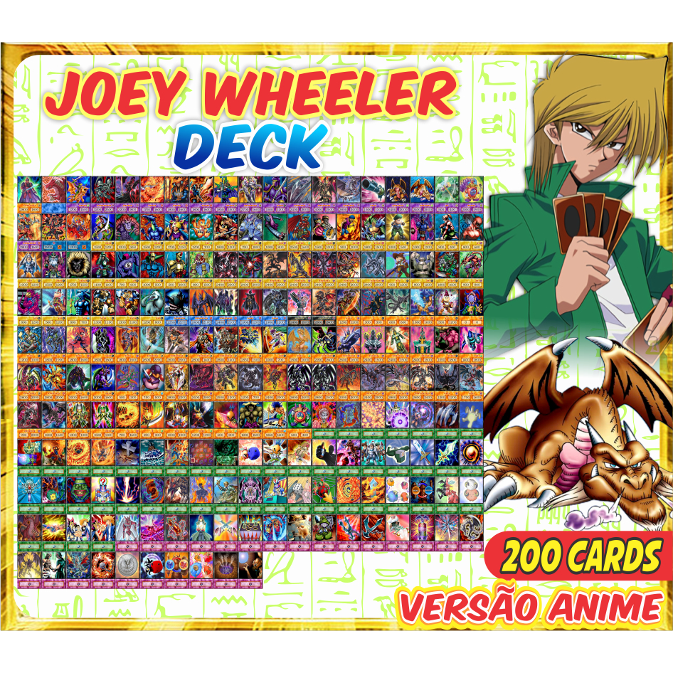 Joey Wheeler (200 Cards) Deck BÁSICO Anime