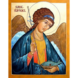 Ícone São Rafael Arcanjo 10cm em Oferta na Shopee
