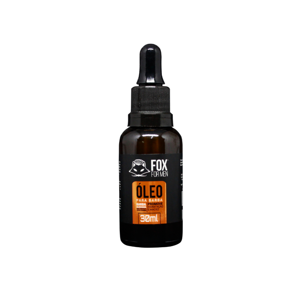 ÓLEO DE BARBA 30ML GOTAS FOX FOR MEN