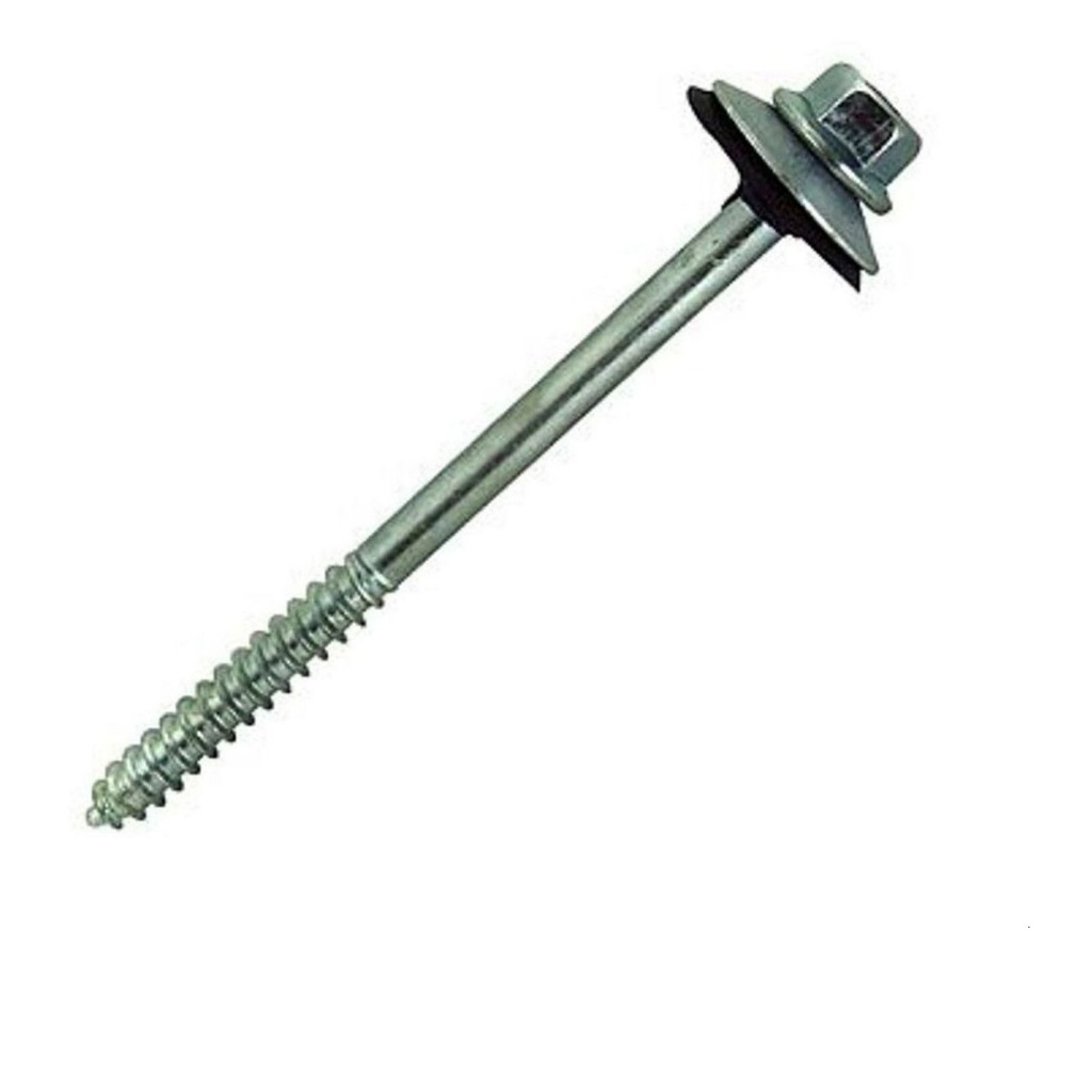50 Parafuso Para Telha 5/16 X 150mm Completo