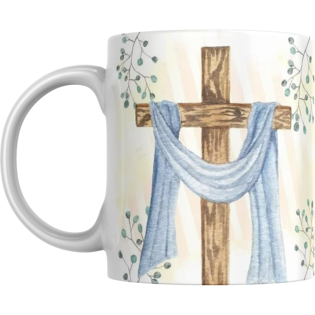 Caneca Personalizada Pascoa Chocolate Coelho Jesus Modelo 019 em Oferta na Shopee