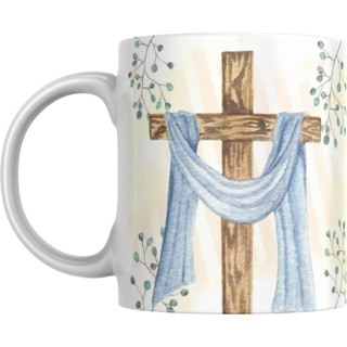 Caneca Personalizada Pascoa Chocolate Coelho Jesus Modelo 019 em Oferta na Shopee