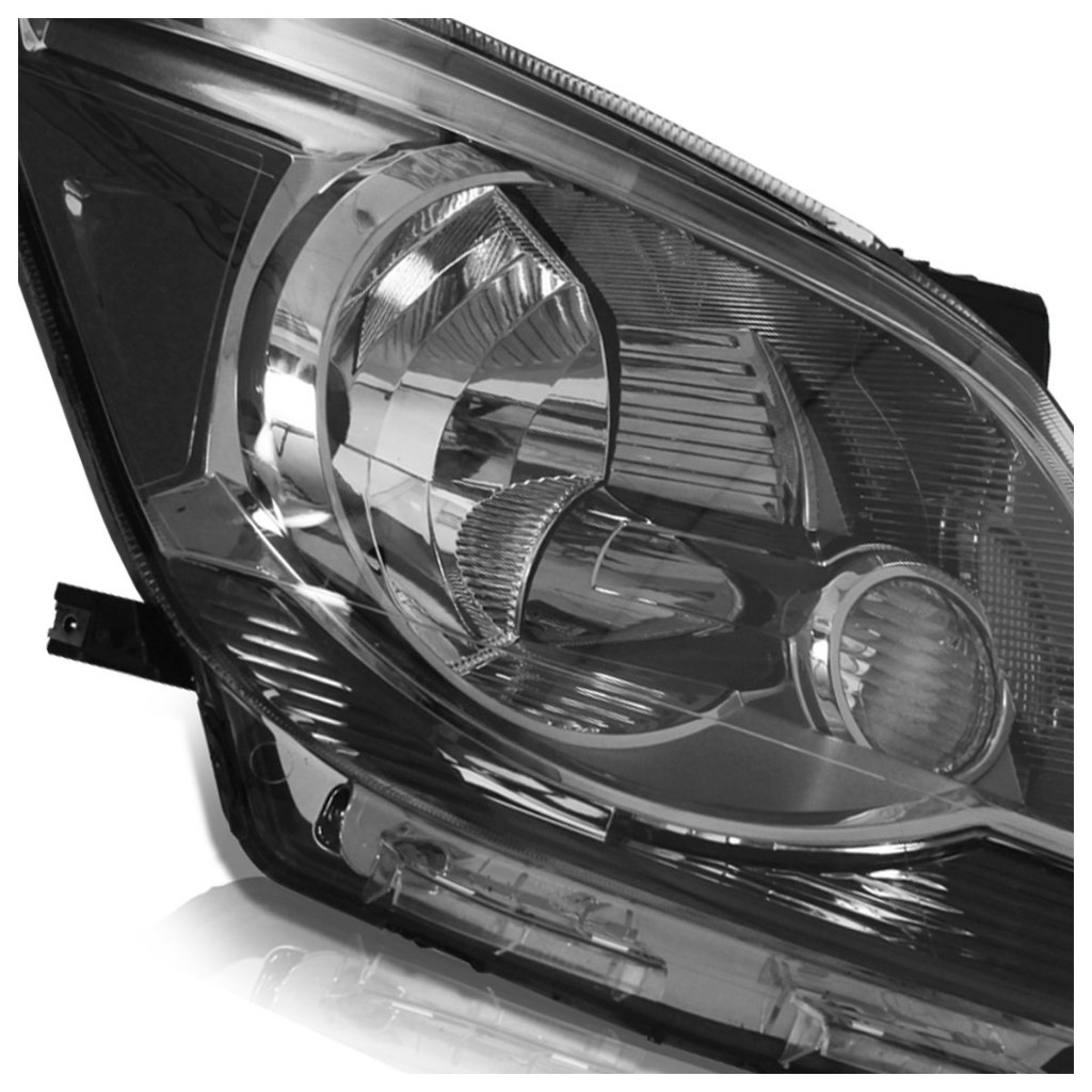 Detalhes do Farol Dianteiro Cobalt 2012 2013 2014 2015 Máscara Cromada Foco Simples Lente Lisa Acrilico