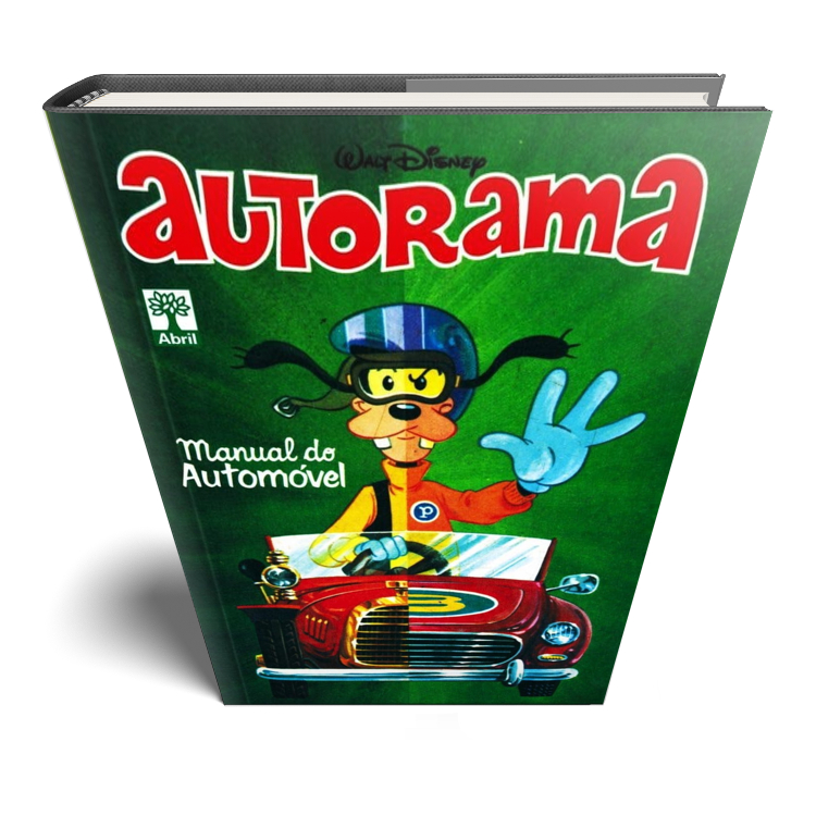 HQ Manual do Automóvel Autorama Disney Ed. Colecionador Quadrinhos Inesquecíveis Capa Dura