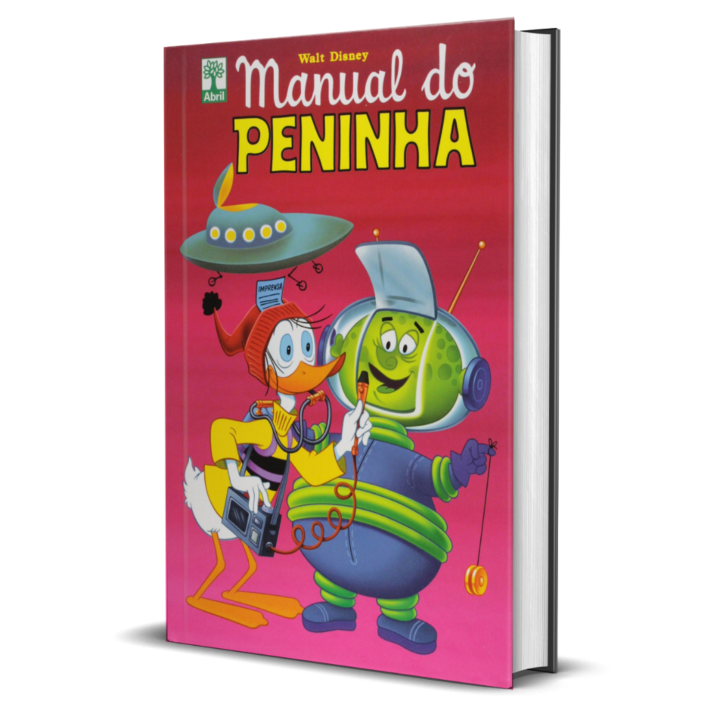HQ Manual do Peninha Walt Disney Edição de Colecionador Quadrinhos Inesquecíveis Capa Dura