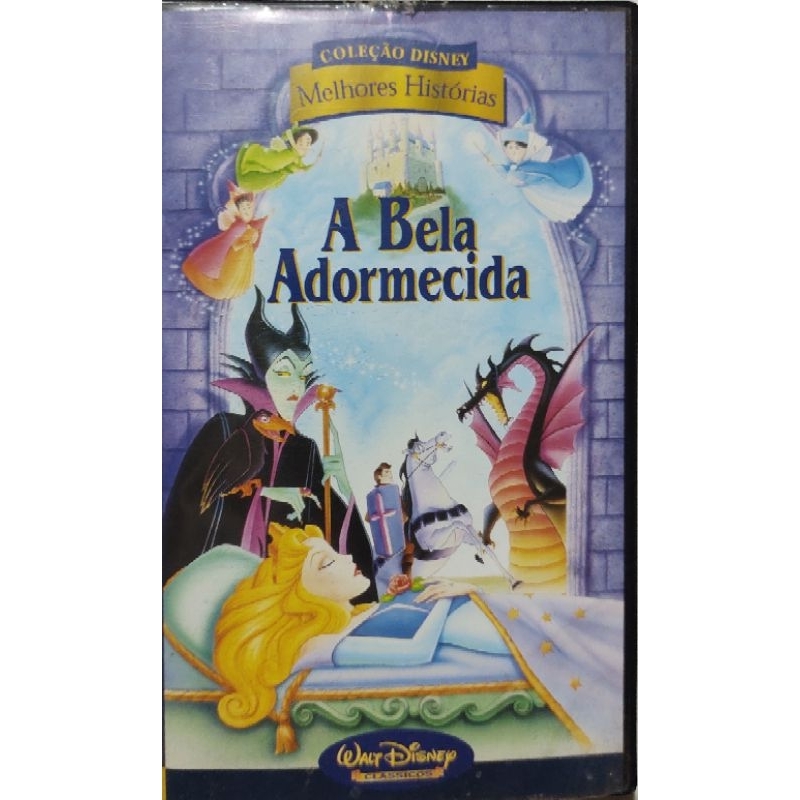 Vhs A bela Adormecida Walt Disney Otimo Estado