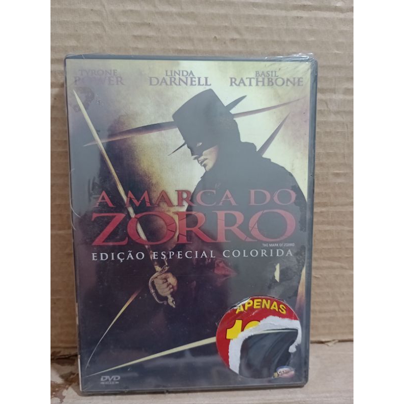 DVD A MARCA DO ZORRO (EDIÇÃO COLORIDA) (ORIGINAL/LACRADO)