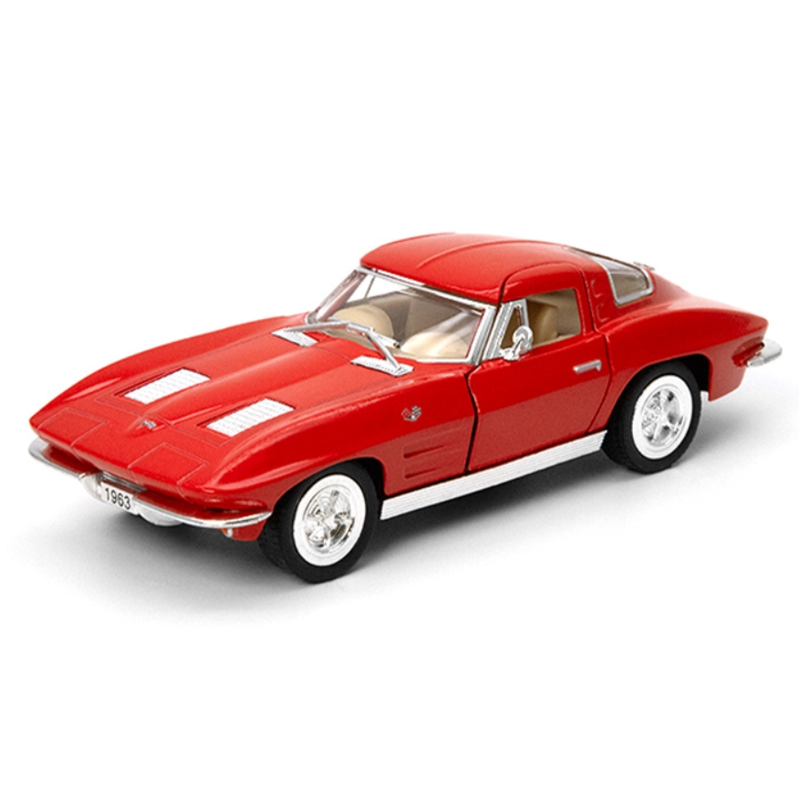 Miniatura CARRO  Corvette Sting Ray 1963 1/36 Original EM METAL