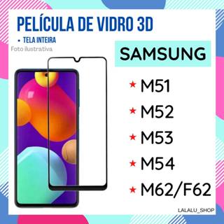Pelicula de Vidro 3D Full Cover para SAMSUNG S24 S24 ULTRA M34 S22 A54 S23 A14 M54 A14 5G S21 FE A34 5G S22 Ultra S22 M23 5G M52 5G M53 5G S23 Ultra A12 A03 Core A03 J4 Core J5 Prime J7 Prime A30s A10 S21 S20 M34 5G A24