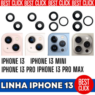 Lente De Vidro Para Câmera Traseira IPHONE 13 / IPHONE 13 MINI / IPHONE 13 PRO / IPHONE 13 PRO MAX Vidro Vidrinho Câmera Traseira - GARANTIA DE QUALIDADE BEST-CLICK