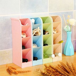 Organizador De Mesa Porta Lápis Caneta 4 Divisórias Multiuso em Oferta na Shopee
