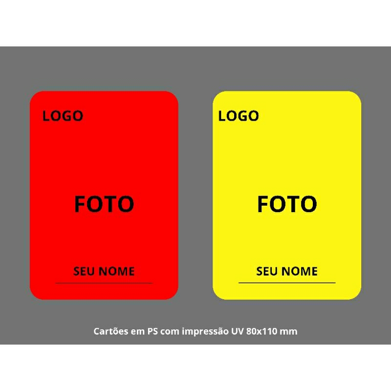 5 Pares Cartões Personalizados