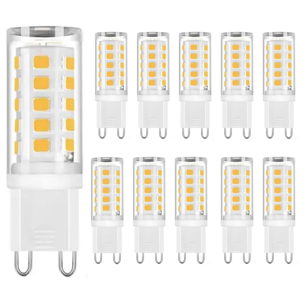 Kit 10 un Lâmpadas Halopim G9 Led  5w 110V 220V  para  Lustres Arandelas