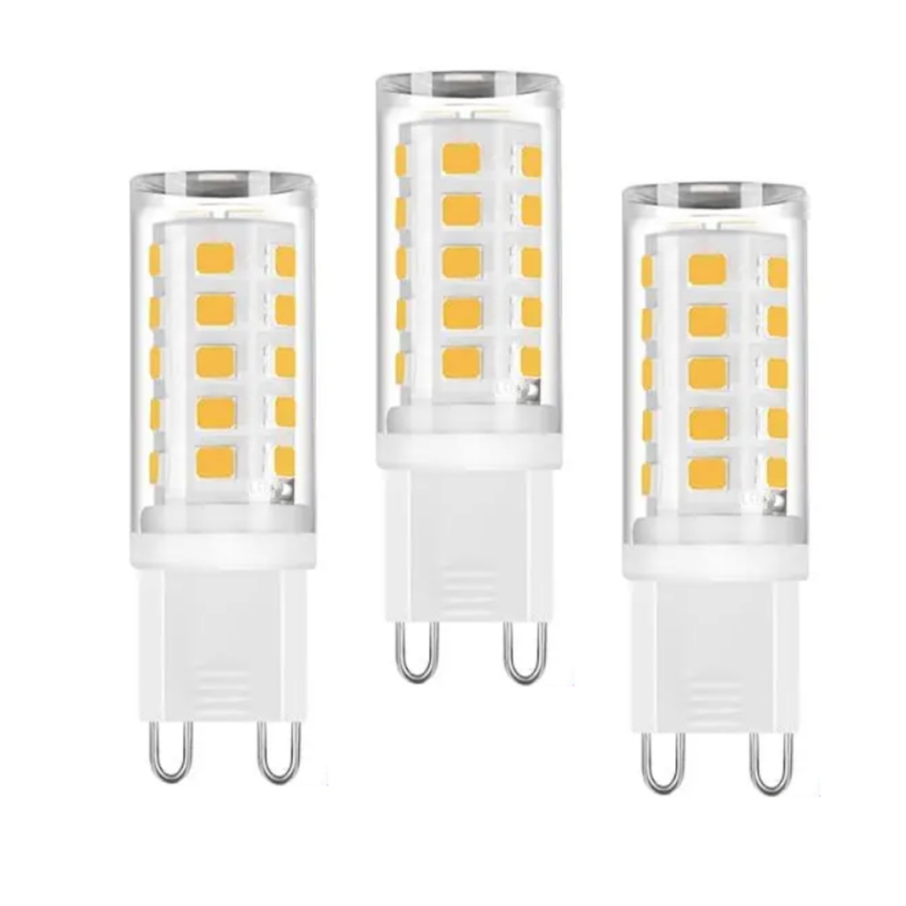 Kit 3 un Lâmpada Halopin Led G9 5W 110V 220V para Lustres Arandelas