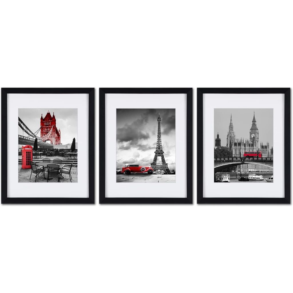 quadro Arte de parede da Torre Eiffel  Londres Big Ben Brooklyn Bridge Pictures