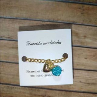 Pulseira cor tiffany para madrinhas
