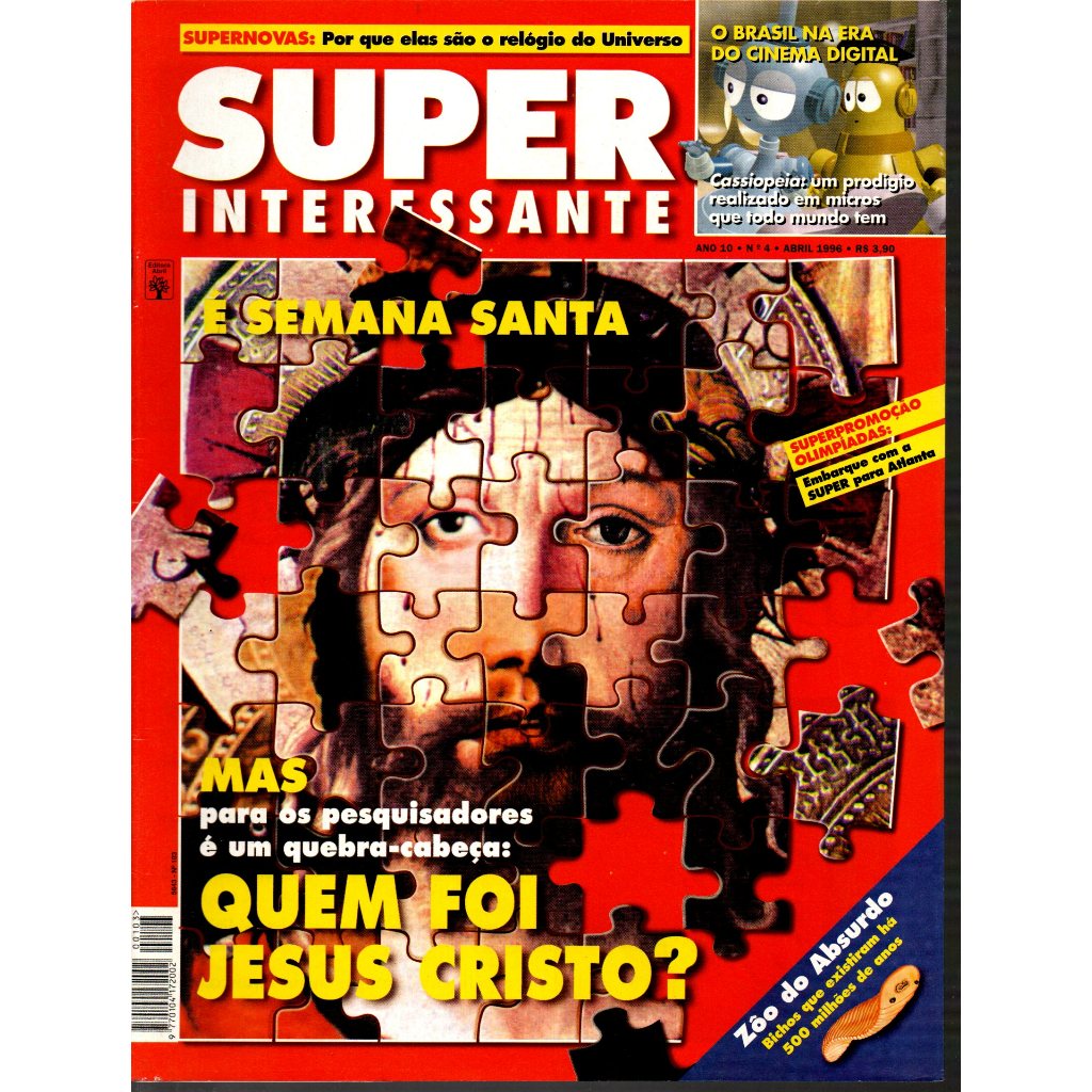 Revista Super Interessante, Ano 10, Nº 04, Abril De 1996