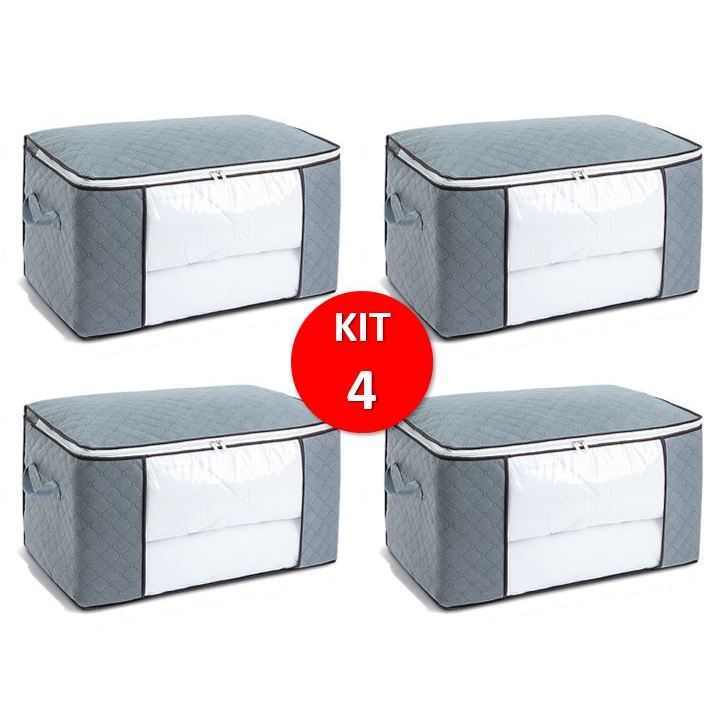 Organizador Saco Guarda Roupas de Cama Porta Edredon 90L GG