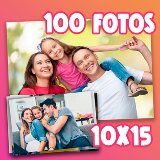 Revelação Profissional Luxo Tamanho 10x15 100 Fotos Papel FujiFilm Qualidade Premium em Oferta na Shopee