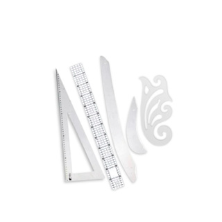 Kit Conjunto Costura modelagem com francesa e régua 5x50 em Oferta na Shopee