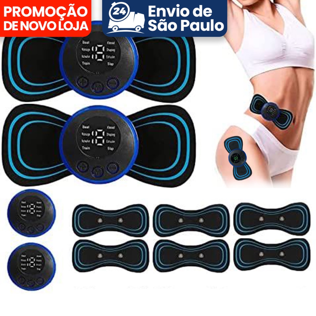 KIT Promoção! Mini Massageador Portátil Recarregável Dor Pescoço Coluna Pernas alívio da dor ferramenta ombro perna massagem corporal relaxar almofada