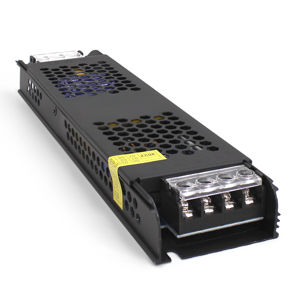 Fonte Chaveada Slim 12v 30a 360w P/ Cftv Fita Led Som Automotivo capa preta