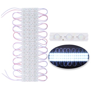 20 Pçs Módulo Injetado 7025 3-led 12v 1,5w 6500k Lente 160º Top em Oferta na Shopee