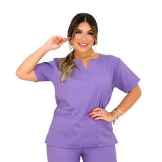 Conjunto Pijama Cirúrgico Feminino Oxford Scrub Roupa Hospitalar Uniforme