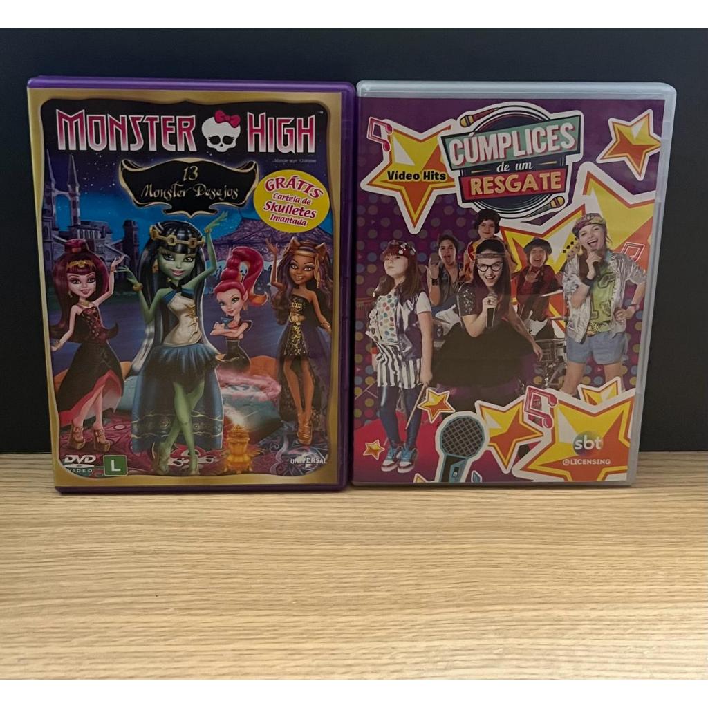 Dvd: Monster High Monster Desejos + Cumplice De Um Resgate