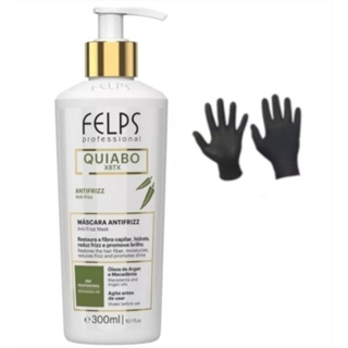 FELPS ESCOVA DE QUIABO XBTX OKRA (Alinhamento Capilar - antifrizz) 300ml em Oferta na Shopee